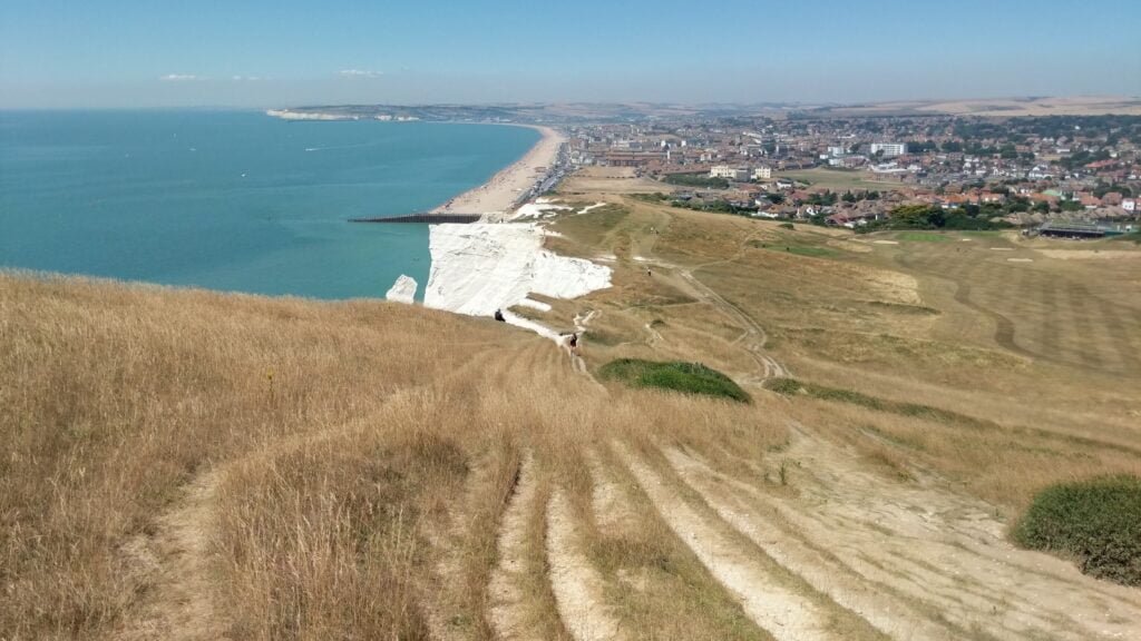 View while taking a walk - View from Seaford Head