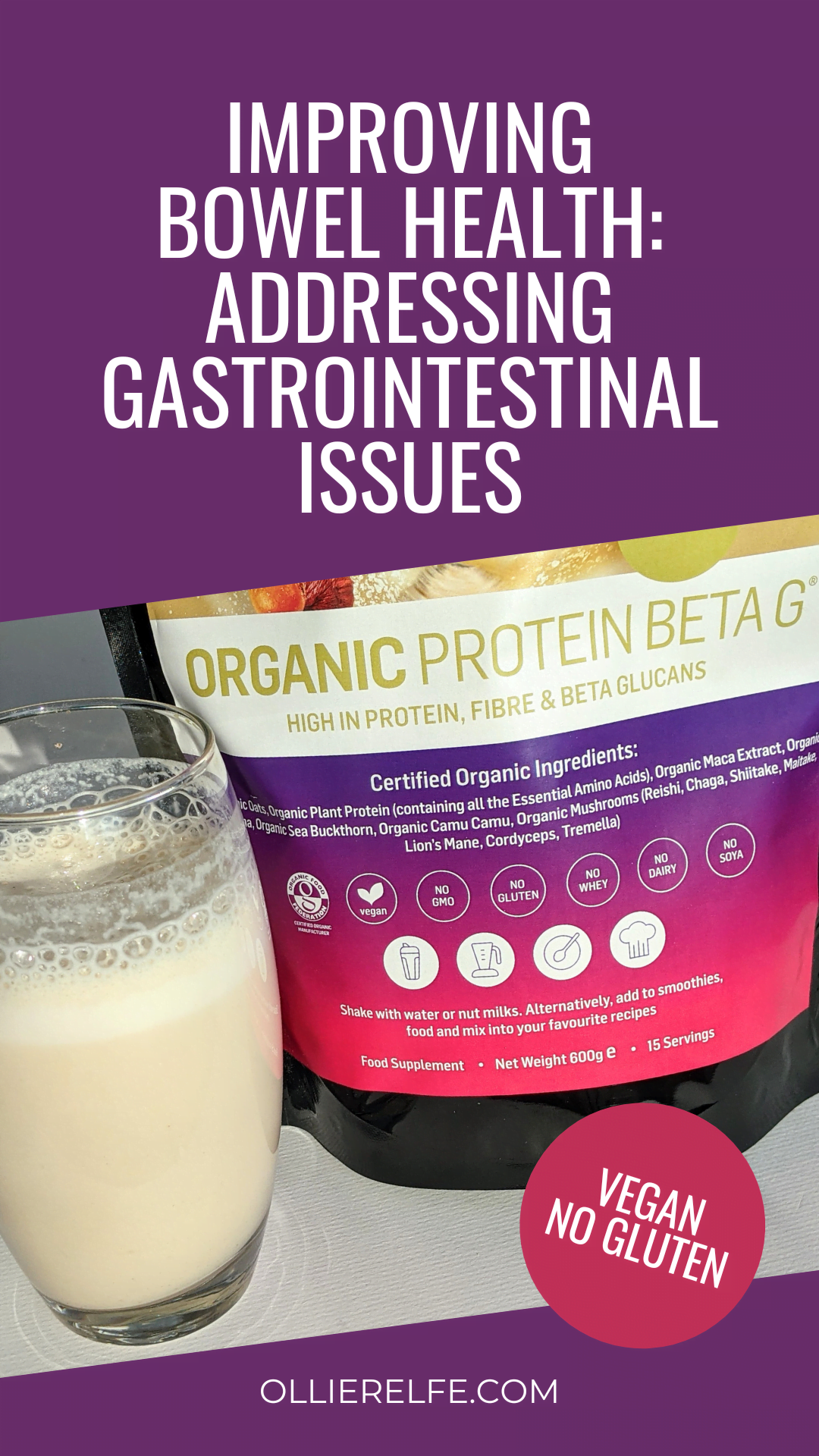 Struggling with IBS or Diarrhoea? Boost Bowel Health Naturally with Organic Protein Beta G!
