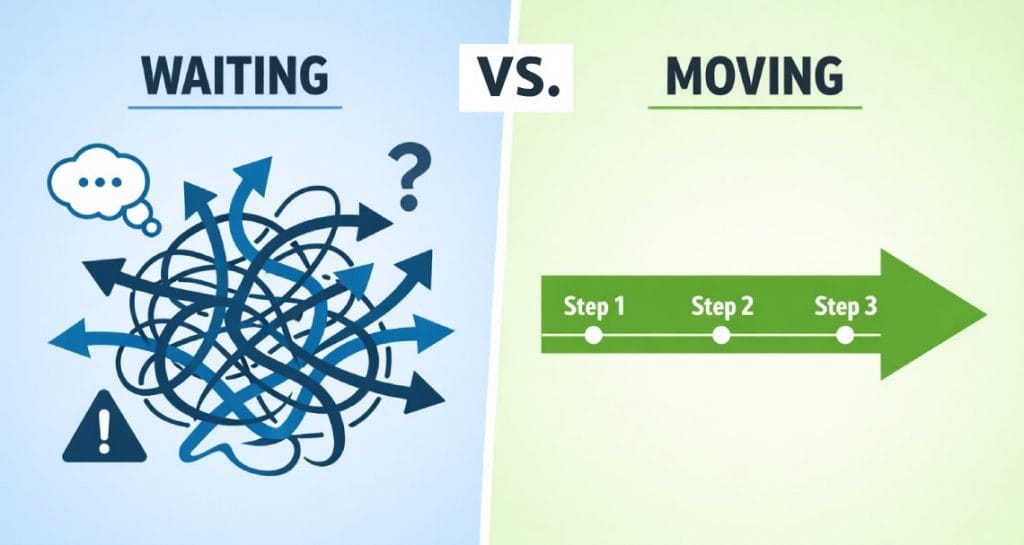 Progress over perfection concept for business owners in 2026